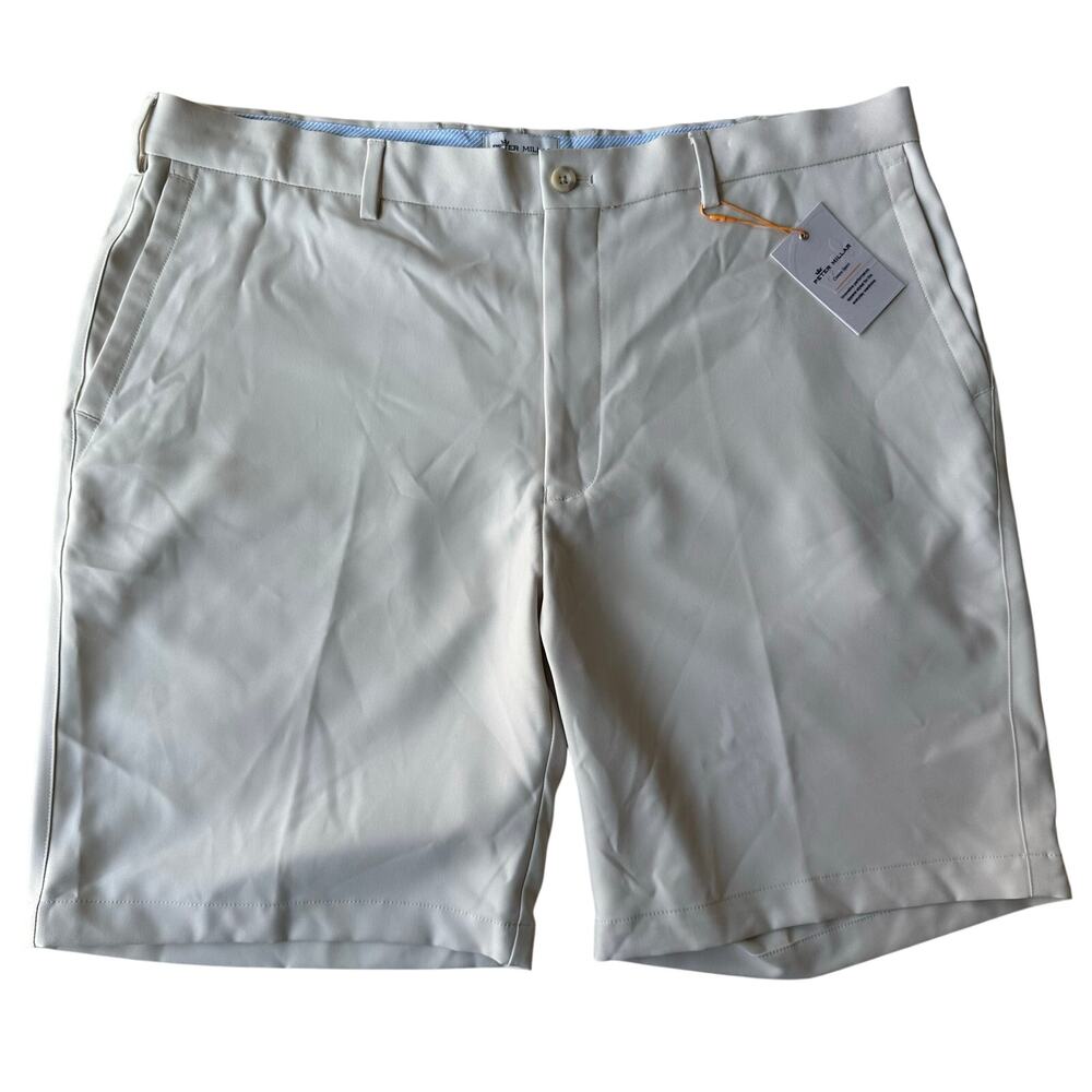 Peter Millar NWT Salam Performance Size 38 9inch Shorts Khaki Crown SportMEOEB82